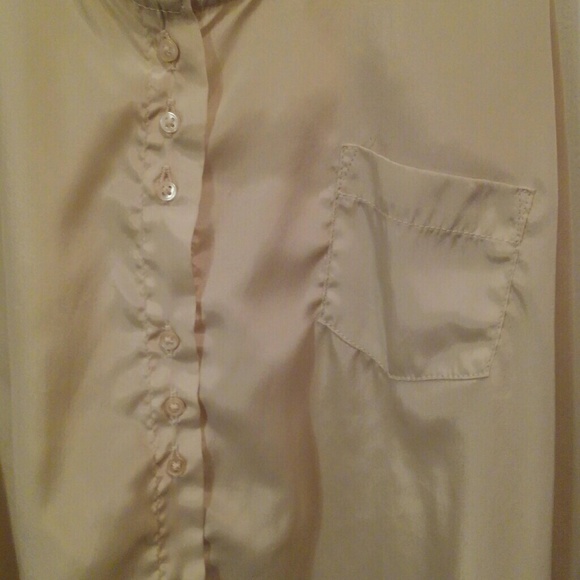 Silk tank with front pocket - Picture 2 of 4